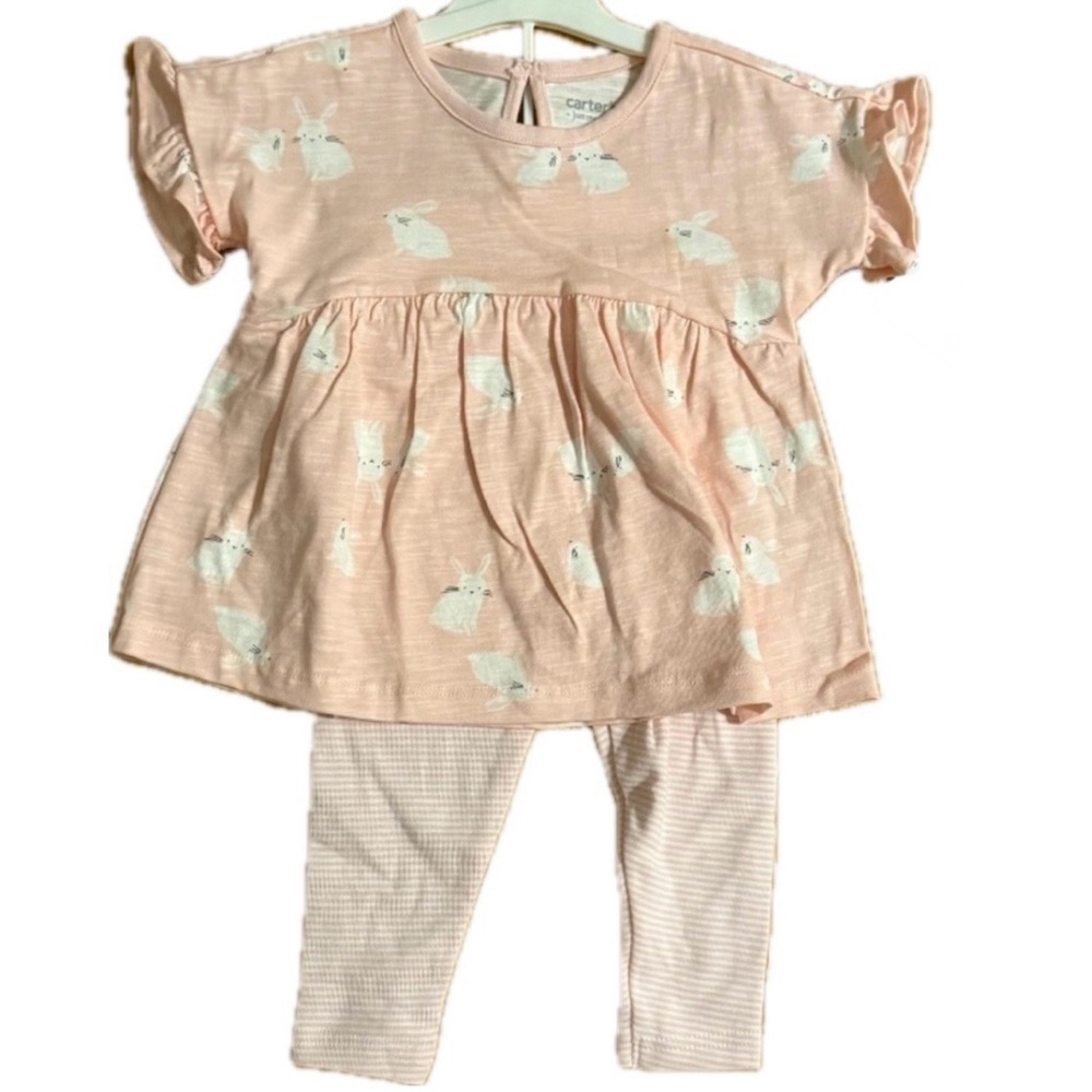 Carter’s Baby Girl 2 Piece Easter Outfit Set